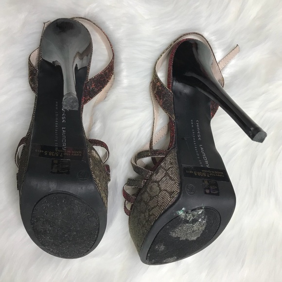 chinese laundry blue heels